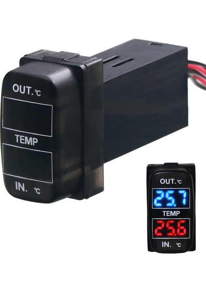 Mitsubishi Asx Lancer Outlander Için Çift Sıcaklık Sensörü Aracın Içinde ve Dışında Çift Sıcaklık Ekran (Yurt Dışından) fiyatları