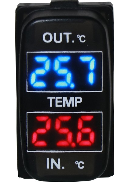 Mitsubishi Asx Lancer Outlander Için Çift Sıcaklık Sensörü Aracın Içinde ve Dışında Çift Sıcaklık Ekran (Yurt Dışından) modelleri