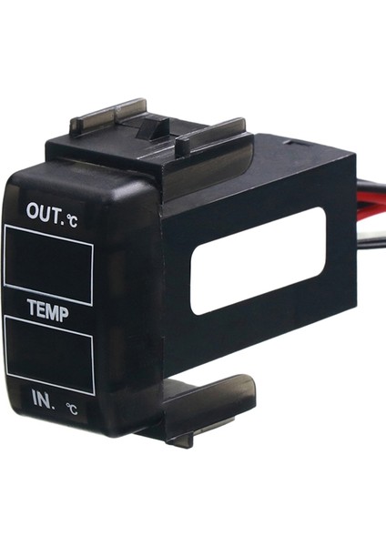 Araç Dahili ve Harici Sıcaklık Ekran Nissan Qashqai Için Çift Sıcaklık Sensörü X-Rail Sunny NV200 Teana (Yurt Dışından)