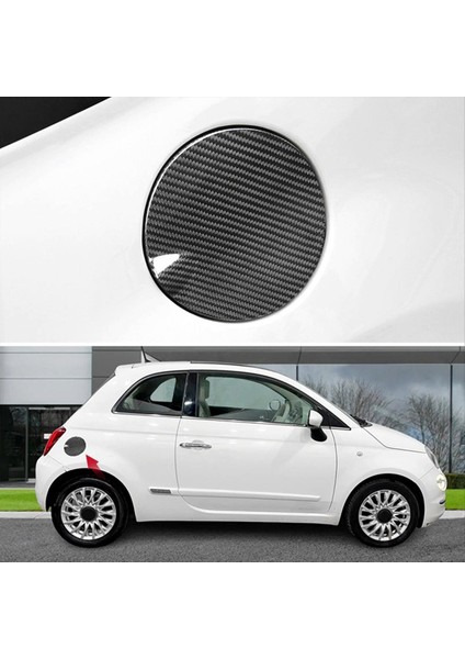 Gerçek Karbon Fiber Araç Dış Gaz Yağı Yakıt Deposu Kapak Kapağı Fiat 500 2012-2019 Otomobil Aksesuarları (Yurt Dışından) fiyatları