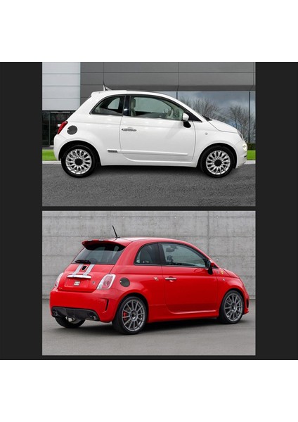 Gerçek Karbon Fiber Araç Dış Gaz Yağı Yakıt Deposu Kapak Kapağı Fiat 500 2012-2019 Otomobil Aksesuarları (Yurt Dışından) fırsatları