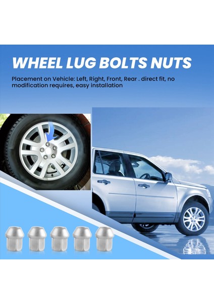 5pcs Tekerlek Pabucu Cıvata Saplama Somunu Freelander 2 / Range Rover Için LR001381&#39 E Uyuyor (Yurt Dışından) indirimleri