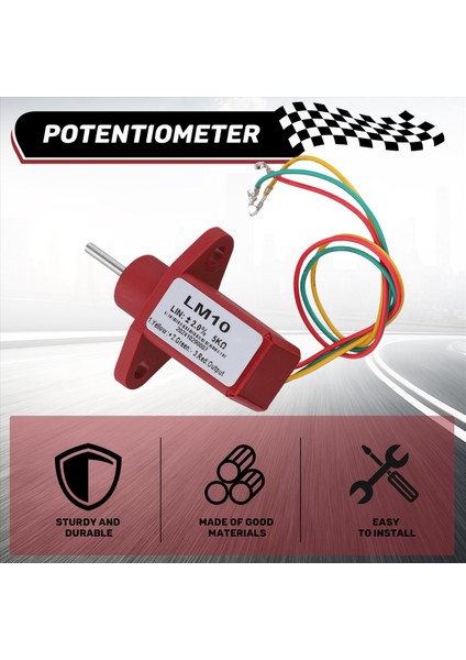 LM10/3M29 3 Kablolar 5k Ohm Eps Nıchıyu Tcm Mitsubishi Elektrikli Forklift Için Potansiyometre Sensörü (Yurt Dışından) fırsatları