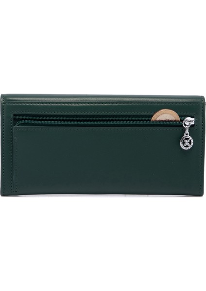 Yeşil Hakiki Deri Kadın Cüzdan - S1CB00005807-J0B fırsatları
