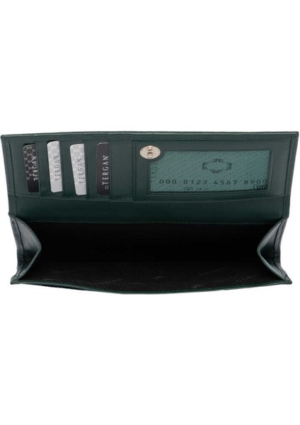 Yeşil Hakiki Deri Kadın Cüzdan - S1CB00005807-J0B