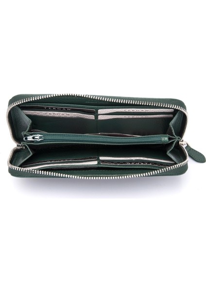 Yeşil Hakiki Deri Kadın Cüzdan - S1CB00005734-I5T modelleri