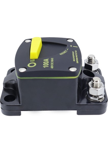 Rvs Yat Trolling Boat Pil Güneş Sistemi Için Manuel Sıfırlama Anahtarı ile 200 Amper Devre Kesici 12V-48V Dc Su Geçirmez (Yurt Dışından) fırsatları