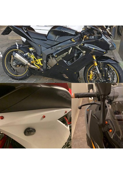 195PCS Motosiklet Kaplama Cıvatası Vidalı Somun Kiti Kutucu Viyorumları Motosiyeci Kiti Mavi (Yurt Dışından) fiyatları