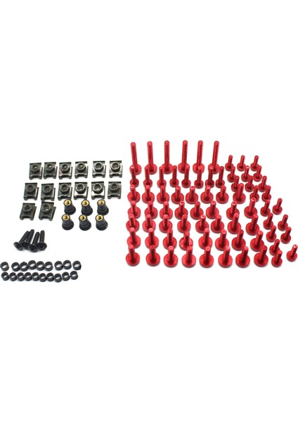 195PCS Motosiklet Kaplama Cıvatası Vidalı Somun Kiti Kutucu Viyorumları Motosiyeci Kiti Mavi (Yurt Dışından) modelleri