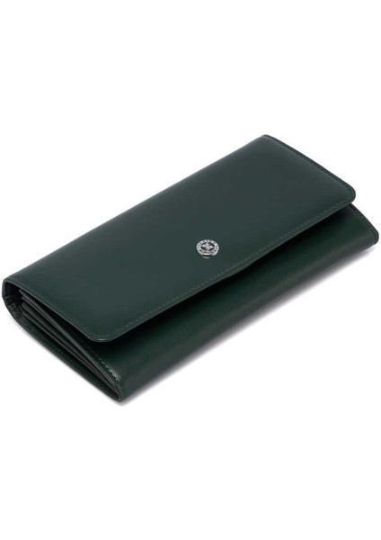 Yeşil Hakiki Deri Kadın Cüzdan - S1CB00005584-P1G
