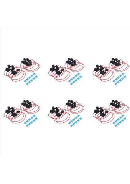 Satır Içi Sigorta Tutucu 60 Paket Sigorta Musluk Adaptörü 16 Gösterge 20AMP Blade Sigorta Tutucu Kablosu 60 Pc&#39 Li 15 Amp Standart Sigortalı (Yurt Dışından) fiyatları