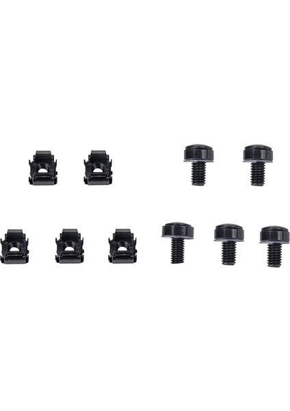 50PCS M5 12MM Somun ve Vidalı Vida Kafes Somunları ile Sunucu Raf Dolabı Raf Montaj Vidaları ve Kare Ekleme Somunları (Yurt Dışından) modelleri