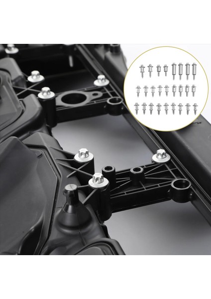 Bmw N55 135I 335I 535I Için Alüminyum Valf Kapak Seti Seti 640I 740I X3 X5 X6 3 0l 11127570292 (Yurt Dışından) indirimleri