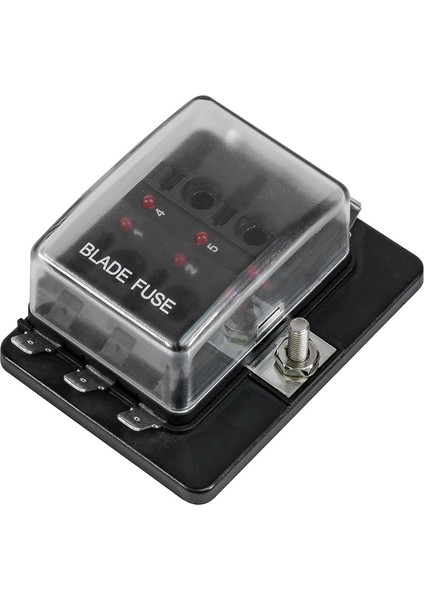 6 Yolu Blade Sigortası Otomotiv Için Kutu/ato Blade Sigortalar 100 Amp LED Göstergesi 10-30V Dc Otomatik Deniz Sigortası Bloğu (Yurt Dışından)