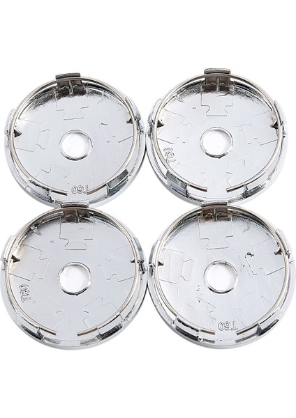 4 Krom Tekerlek Merkezi Göbek Kapağı Evrensel Araba Plastik 60MM Lastik Kaplamalar Seti (Yurt Dışından) fiyatları