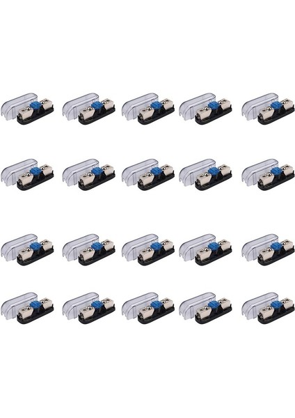 20X Araç Stereo Sigorta Sahibi Otomatik Agu Ses Sigorta Kutusu Güç Dağıtım Bloğu 4ga 4ga Out Tek Yol (Yurt Dışından)