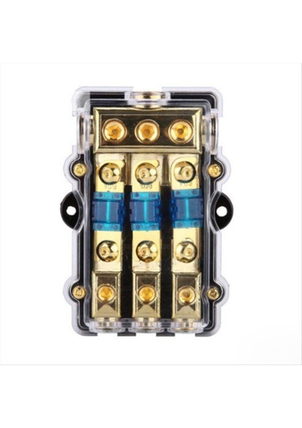 3 Yol Anl Sigorta Tutucu 60 Amp Dağıtım Bloğu 4 Araba Kamyonu Teknesi Için 8 Gauge Out Deniz Ses Amplifikatörü (Yurt Dışından)