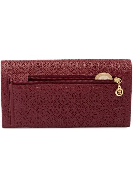 Bordo Hakiki Deri Kadın Cüzdan - S1CB00005787-M71