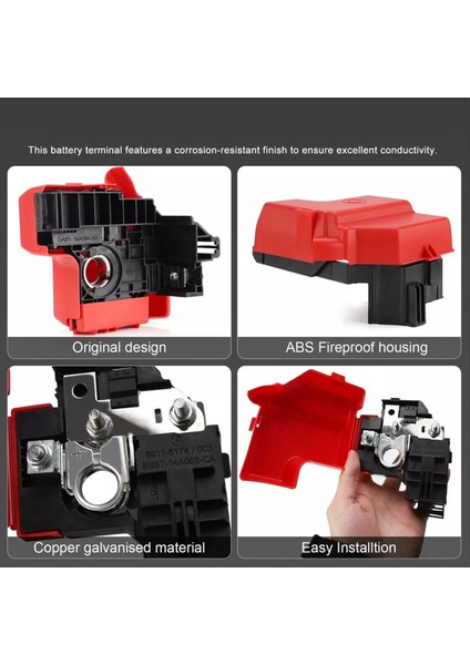 Araba Pil Kablosu Terminal Son Devre Kesici DA8Z-14526-A Ford Explorer Polis Torusu 2011-2019 BB5Z-14526-AA (Yurt Dışından) fırsatları