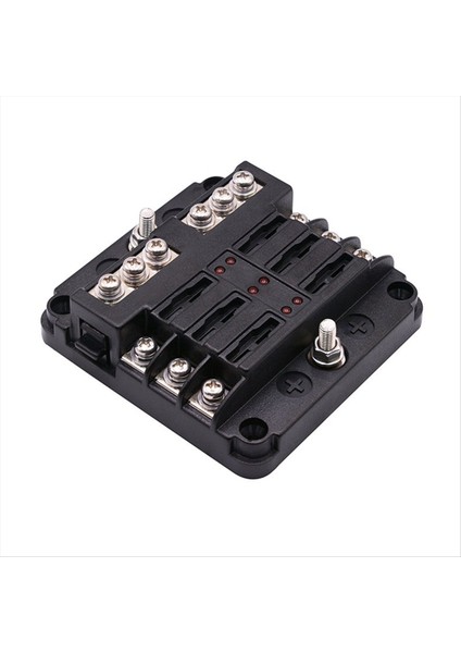2set 6 Yollu LED Göstergeli Su Geçirmez Sigorta Bloğu 12 Devreler Dc 12/24V Araba Teknesi Için Negatif Deniz Sigortası Kutusu Rv Kamyonu (Yurt Dışından) fiyatları