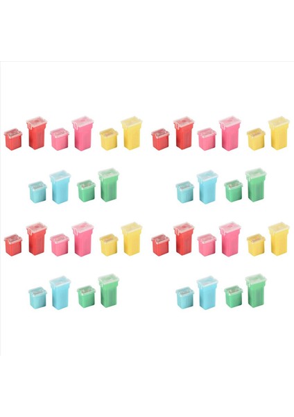 40 Pc Araba Sigorti Fmx Dişi Maxi Sigorta Çiftlik Düşük ve Uzun/std Şekil Yapı (Yurt Dışından)