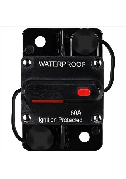 2x Su Geçirmez Devre Kesici Manuel Sıfırlama ile 12V-48V Dc 60A Araba Deniz Trolling Motorları Için Tekne Gücü Koruma (Yurt Dışından) fiyatları