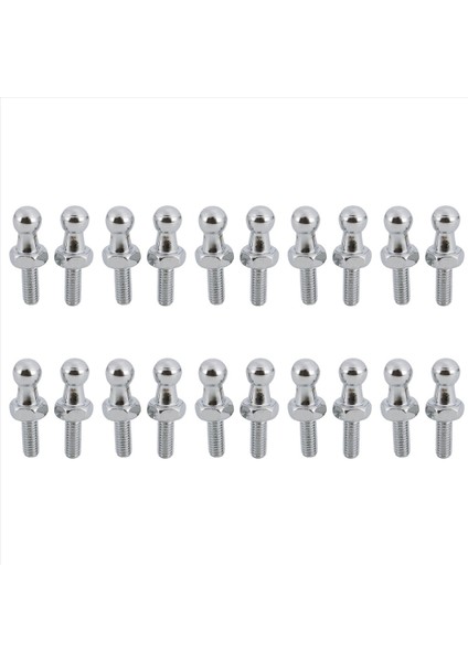 20PCS 10MM Top Saplama Cıvatası M6 Gaz Dikiş Struts Ball Uçlu Cıvata Bonnet Std 001 (Yurt Dışından)