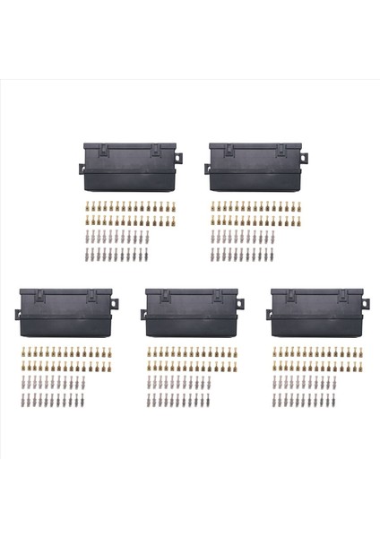 5x Araba 11 Yolu Sigorta Tutucu Röle Kutusu Terminaller Röleleri Su Geçirmez Konektörler (Yurt Dışından)