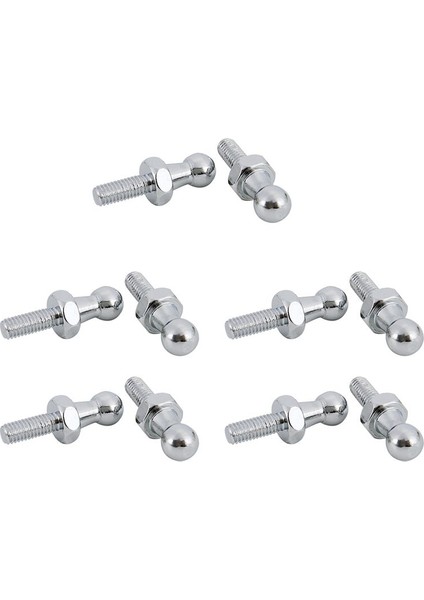 10PCS 10MM Top Saplama Cıvatası M6 Gaz Dikiş Struts Ball Uçlu Cıvata Bonnet Std 001 (Yurt Dışından)