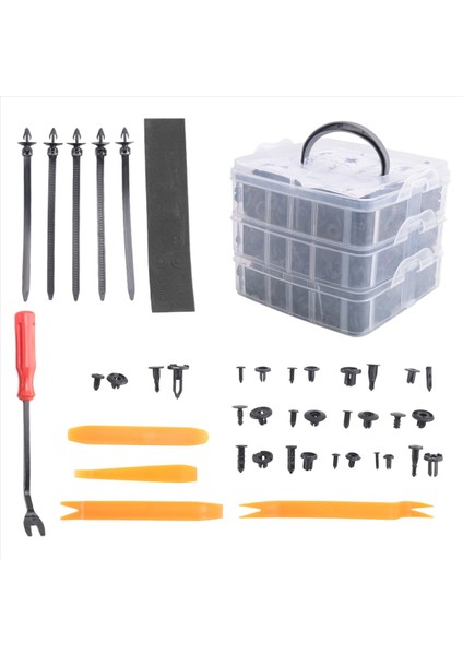 650PCS Otomatik Bağlantı Elemanı Klipsleri Karışık Araba Gövdesi Pin Perçin Perçin Tampon Kapısı Paneli Tutucu Bağlantı Eleman Kiti Klipsleri Araba Için (Yurt Dışından) modelleri