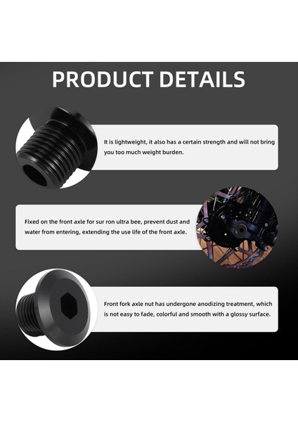 Ön Çatal Aks Somunu Surron Ultra Arı Ön Tekerlek Aks Somunları Vidalar Kir Bisiklet Parçaları (Yurt Dışından) indirimleri