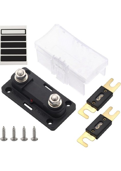 Anl Büyük Çatal Cıvatası Sigorta Kutusu Araba Bir ve Bir Dışarı Yüksek Akım Yüksek Güçlü 100A Sigorta Kutusu (Yurt Dışından)