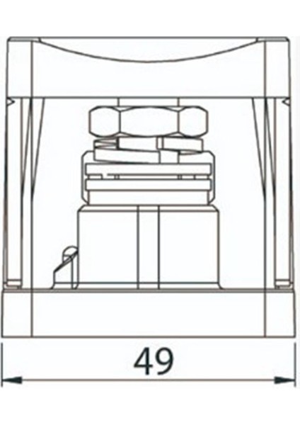 Anl Büyük Çatal Cıvatası Sigorta Kutusu Araba Bir ve Bir Dışarı Yüksek Akım Yüksek Güçlü 100A Sigorta Kutusu (Yurt Dışından) modelleri