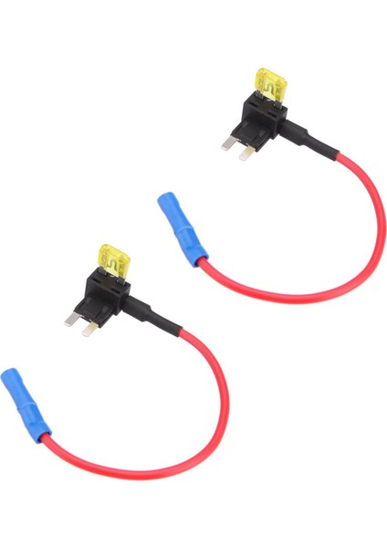 2x 2-Sisli Bıçak Sigorta Adaptör Voltajı Otomotiv Sigortaları Için Mini Düşük Profilli Aps Için (Yurt Dışından)