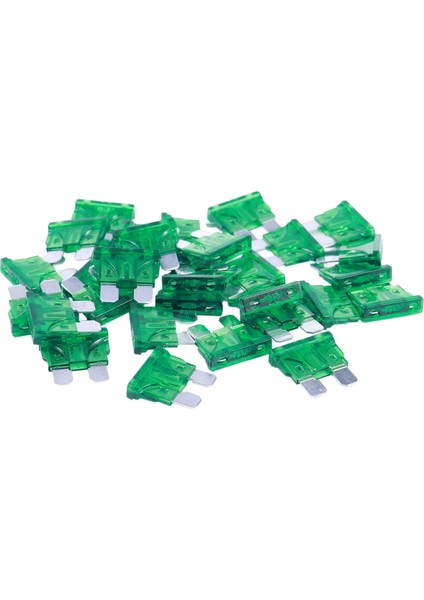 50PCS Araba Atc Atc Ato Bıçak Sigorta Sigortası Kırmızı 10A 30PCS Araç Araba 30A 30APP Yeşil Gövde Iki Çöp Bıçağı Atc Sigorta (Yurt Dışından) fiyatları