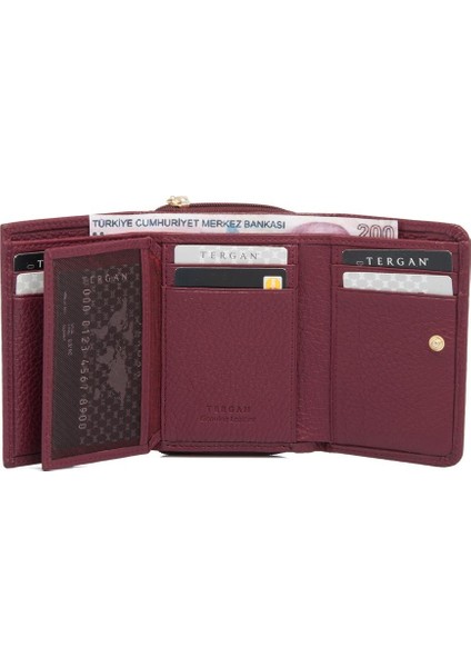 Bordo Hakiki Deri Kadın Cüzdan - S1CB00005798-M71 modelleri