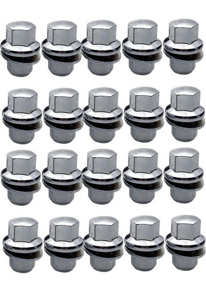 Land Rover Için 20 x Alaşım Tekerlek Somun L322 Keşif 3 4 5 Range Rover &amp Sport RRD500290 M14X1 5 (Yurt Dışından)