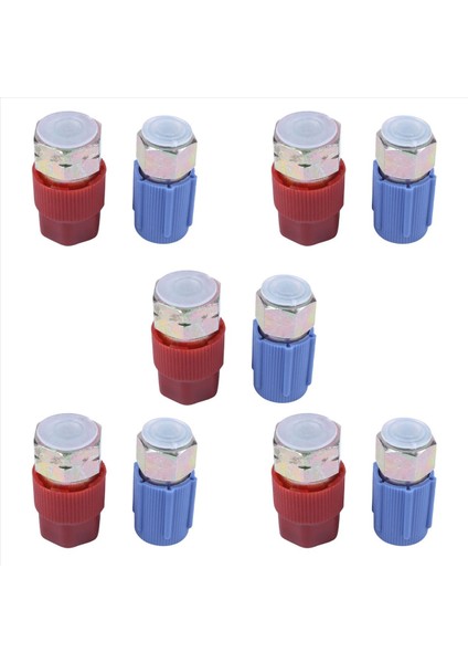5x Retrofit 7/16 Ila 3/8 Dönüşüm Adaptörü R12 Ila R134A Yüksek/düşük Ac Bağlantı (Yurt Dışından)