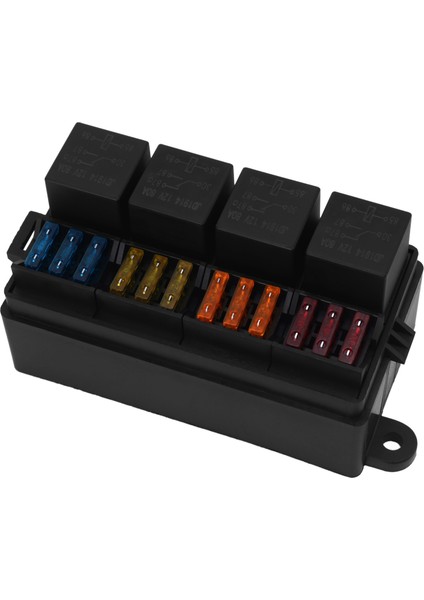 12 Yolcu Blade Sigorta Tutucu Kutusu ve Sigorta Terminalleri ve Sigorta 12 Pcs 4pin 12V 80A Araba Kamyonu Römork ve Tekne Röleleri (Yurt Dışından) fiyatları