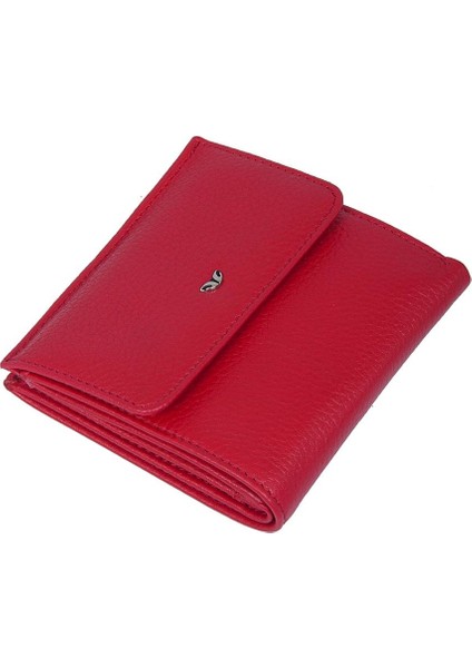 Kırmızı Hakiki Deri Kadın Cüzdan - S1CB00005627-B68