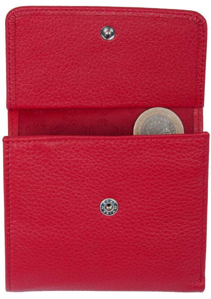 Kırmızı Hakiki Deri Kadın Cüzdan - S1CB00005627-B68
