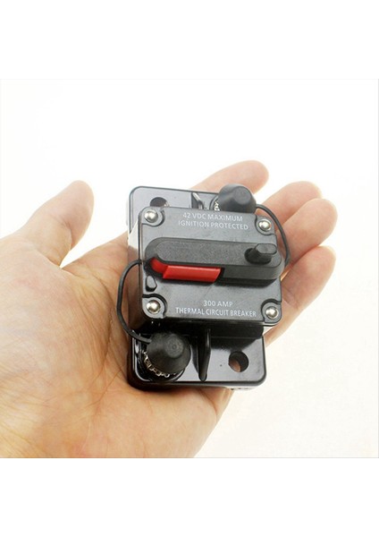 2x 300A Amp Devre Kesici Çift Pil IP67 Su Geçirmez 12V 24V Sigorta Manuel Sıfırlama Araç Devre Kesici (Yurt Dışından)