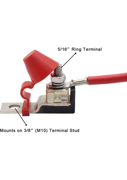 Yeni Enerji Elektrikli Araç Pil Sigorta Tutucu 58V 80A Yalıtım Sigorta Tutucu Sigortalı (Yurt Dışından) indirimleri