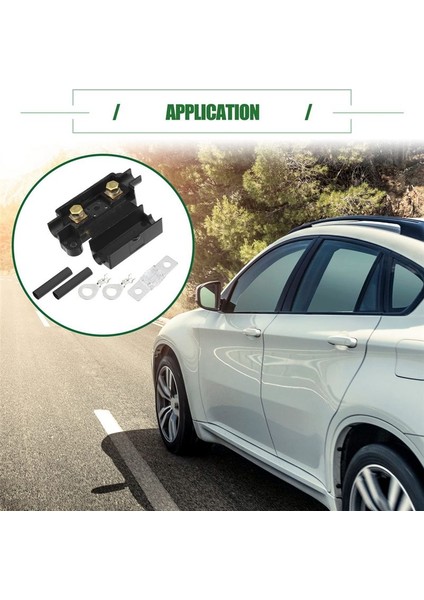 Çift Pil Sistemi Sigorta Tutucusu Tüp Terminalleri Önceden Kesilmiş Isı Büzme Kılıfı 6 Set (80A) (Yurt Dışından) fırsatları