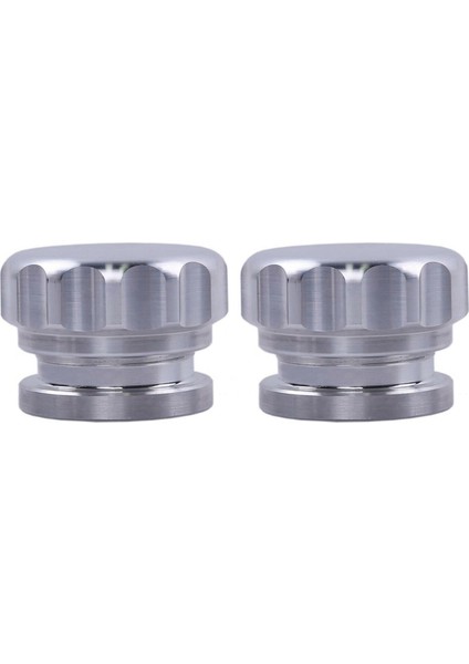 2x 2 Inç 51MM Alüminyum Alaşım Dolgu Boynuna ve Otomatik Parçalar Değiştirilmiş Yakıt Deposu Kapağı Gümüş (Yurt Dışından)