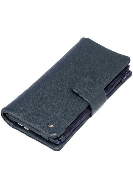 Lacivert Hakiki Deri Kadın Cüzdan - S1CB00005727-X86 fırsatları