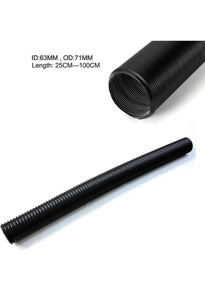 2pcs 2 5 Inç Araba Ayarlanabilir Yüksek Akışlı Esnek Turbo Soğuk Hava Giriş Sistemi Hortum Boru Tüpü 63MM (Yurt Dışından) indirimleri