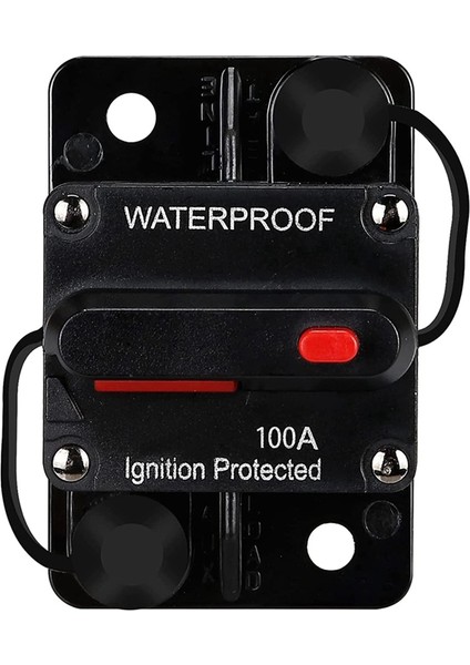 3x Su Geçirmez Devre Kesici Manuel Sıfırlama ile 12V-48V Dc 100A Araba Deniz Trolling Motorları Için Tekne Gücü Koruma (Yurt Dışından) modelleri