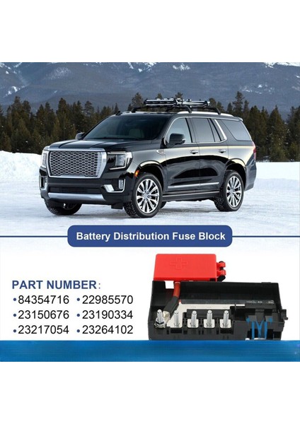 84354716 Gm Cadillac Chevrolet Için Pil Kablosu Sigorta Bloğu 2014-2020 Motor Bölmesi Sigorta Kutusu Tabanı 22985570 23150676 (Yurt Dışından) modelleri