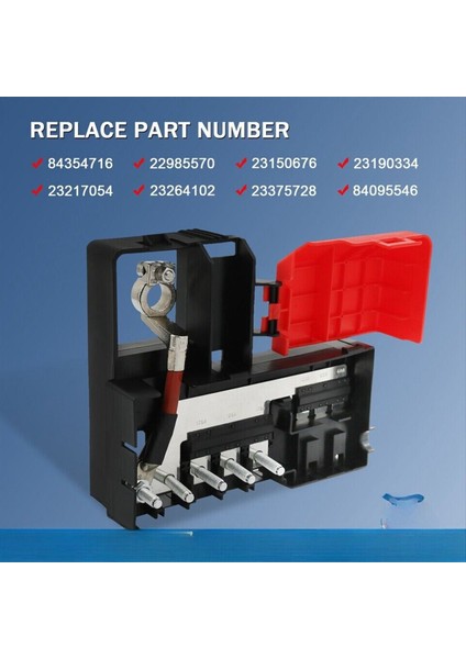 84354716 Gm Cadillac Chevrolet Için Pil Kablosu Sigorta Bloğu 2014-2020 Motor Bölmesi Sigorta Kutusu Tabanı 22985570 23150676 (Yurt Dışından) fırsatları